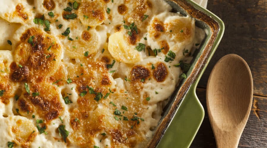 winter spices - potatoes au gratin
