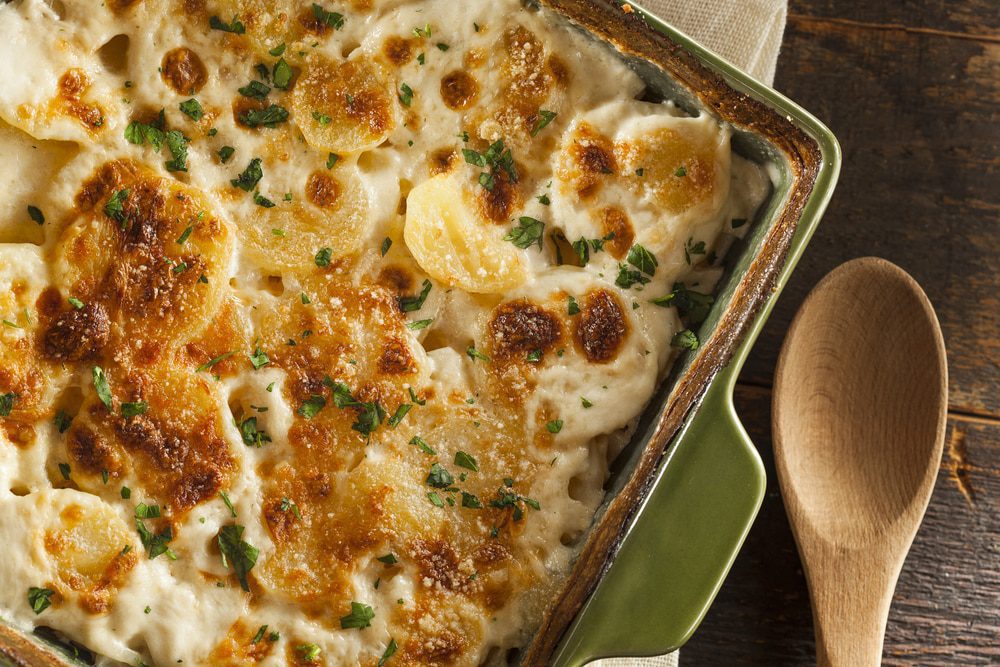 winter spices - potatoes au gratin