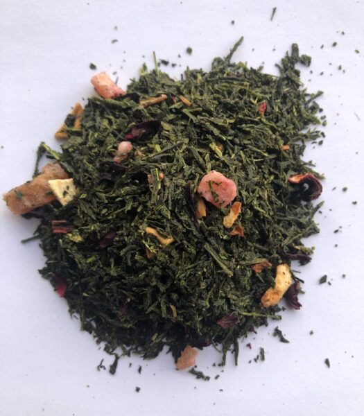 Peach Cream Sencha organic tea