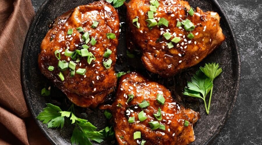 Sweet And Spicy Chicken Thighs